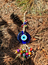Load image into Gallery viewer, Handmade Glass Evil Eye Wall Decor