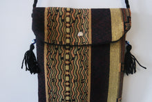 Load image into Gallery viewer, Authentic, handmade, handwoven kilim bags with evil eye beads and different patterns