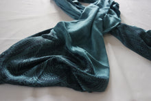 Load image into Gallery viewer, Turquoise Patterned Scarf