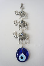 Load image into Gallery viewer, Silver-plated Camel Evil Eye Wall Decor
