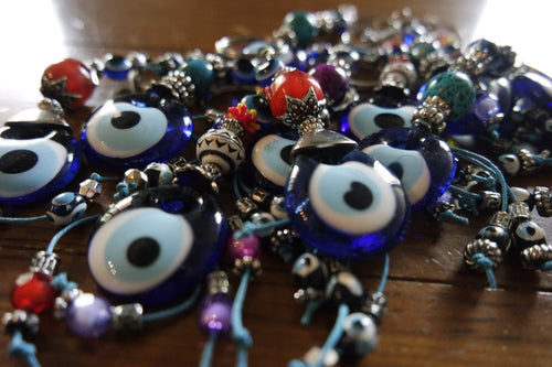 Handmade Beaded Evil Eye Key Chains