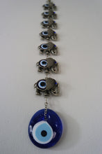 Load image into Gallery viewer, Silver-plated Elephant Evil Eye Wall Decor